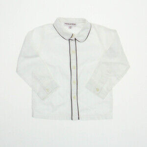 Neck & Neck Boys White Button Down Long Sleeve size: 12 Months